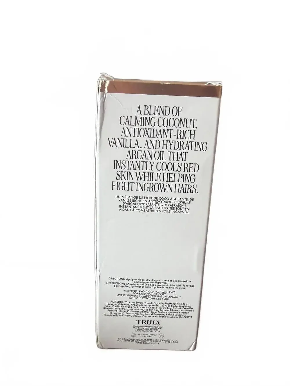 TRULY Coco Cloud After Shave Serum Jumbo NEW w/Box 6.4 oz